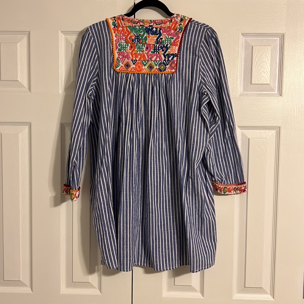 Multi-Colored Embroidered Tunic - Picture 2 of 3